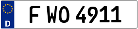 Truck License Plate